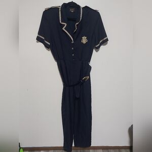 Vintage jumpsuit size 14 sea sailor costume halloween